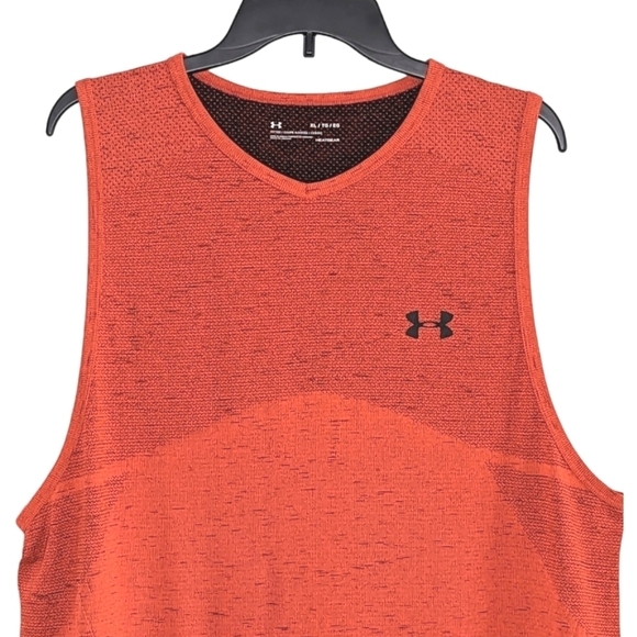 Under Armour Seamless Tank Top Beta/Black Size XL - Picture 6 of 12